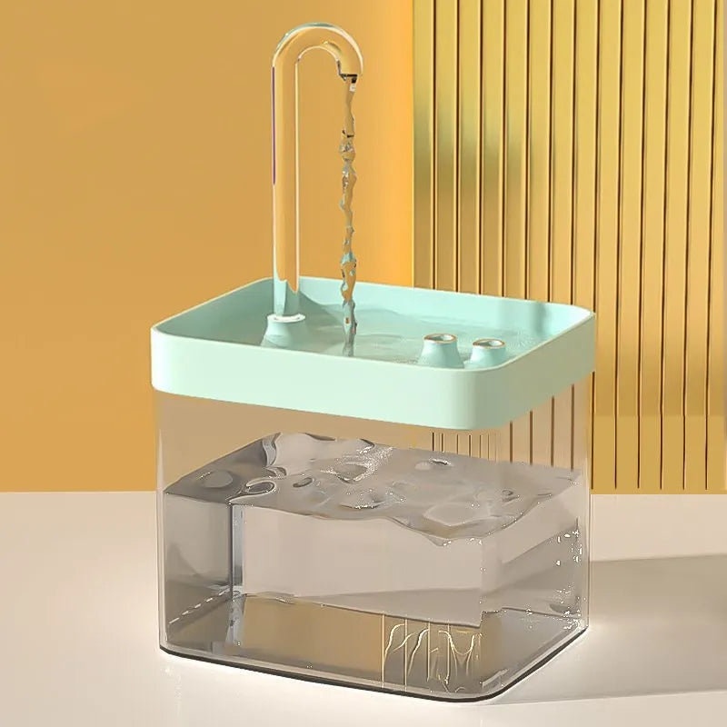 Cat Water Fountain, Automatic Filter, Transparent Drinker, Usb, Electric, Recirculation, Filtration.