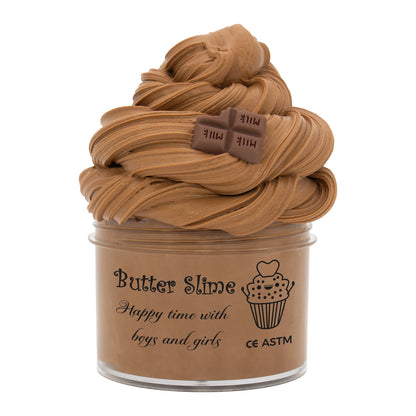 Slime manteiga de biscoitos de chocolate de 70 ml com lodo perfumado
