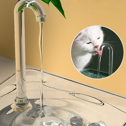 Cat Water Fountain, Automatic Filter, Transparent Drinker, Usb, Electric, Recirculation, Filtration. 