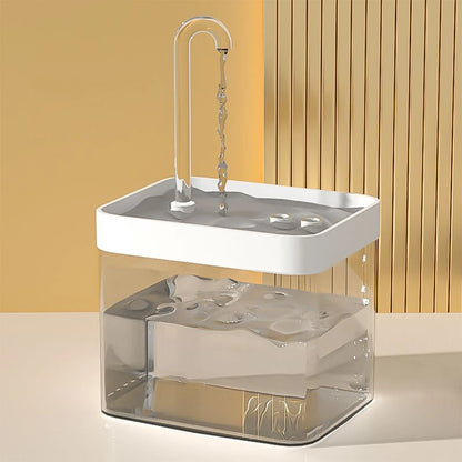 Cat Water Fountain, Automatic Filter, Transparent Drinker, Usb, Electric, Recirculation, Filtration. 