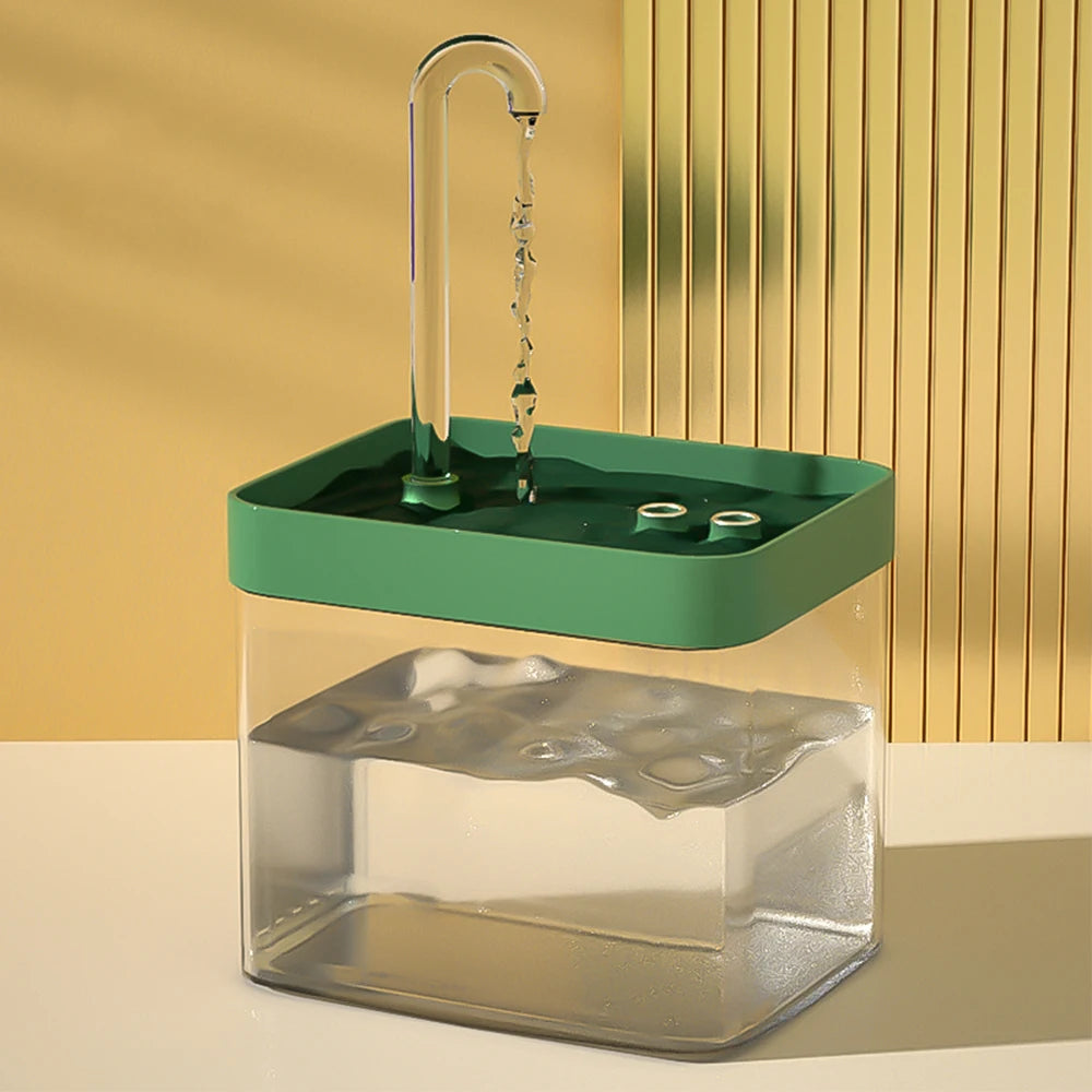 Cat Water Fountain, Automatic Filter, Transparent Drinker, Usb, Electric, Recirculation, Filtration. 