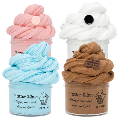 Slime manteiga de biscoitos de chocolate de 70 ml com lodo perfumado